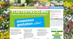 Desktop Screenshot of hemer.de