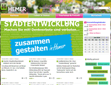 Tablet Screenshot of hemer.de